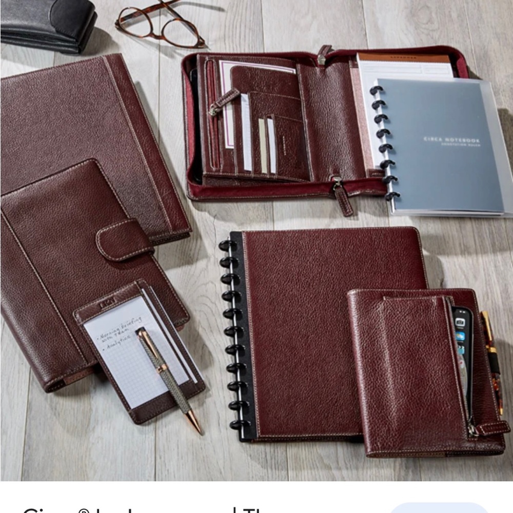 Levenger Brown Leather Document Holder
